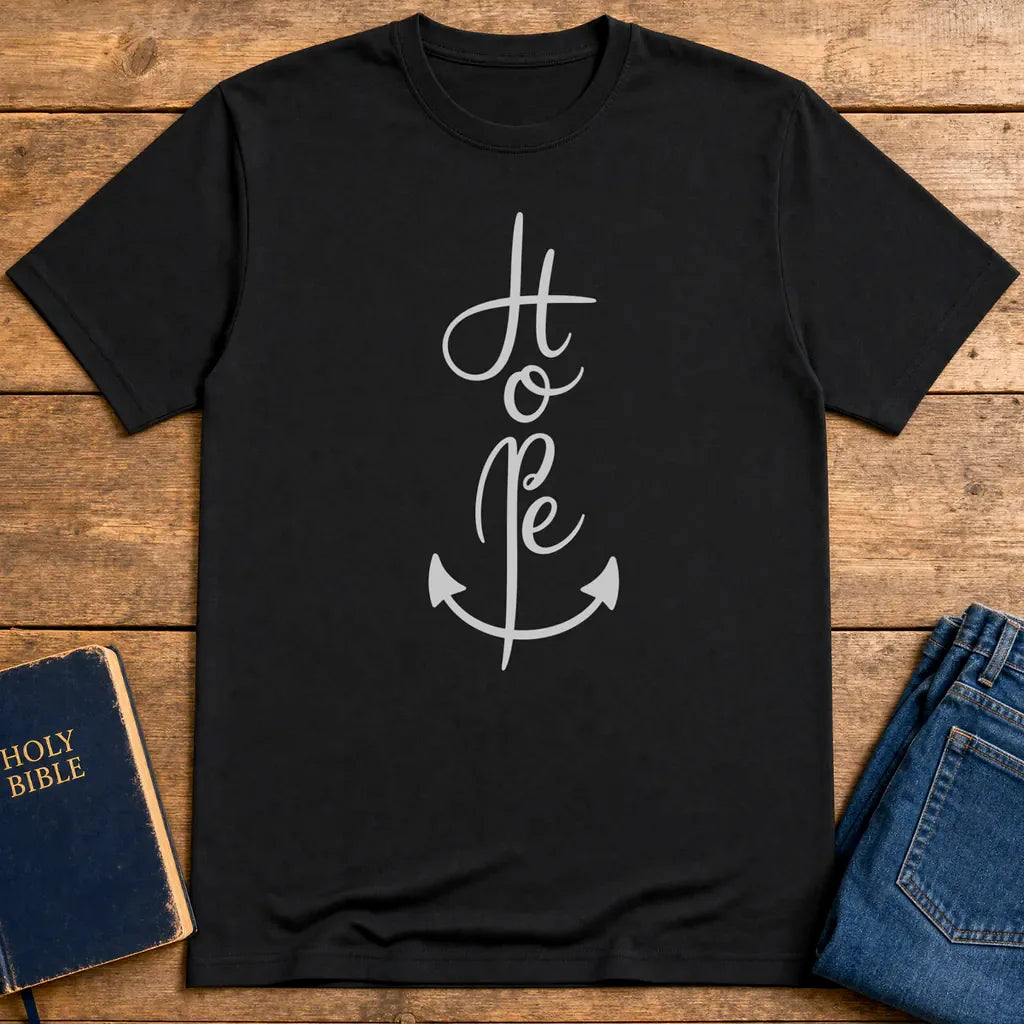 Anchor of Hope T-Shirt - Black