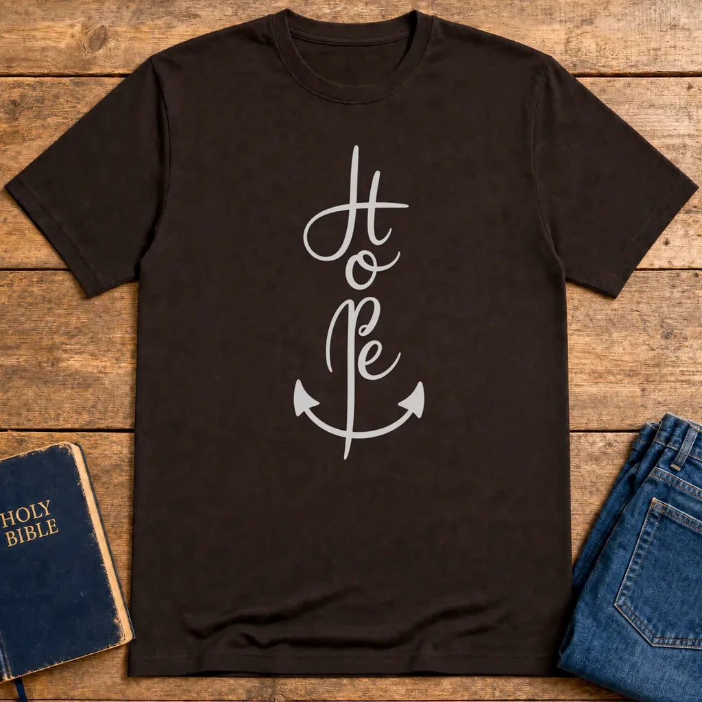 Anchor of Hope T-Shirt - Dark Chocolate
