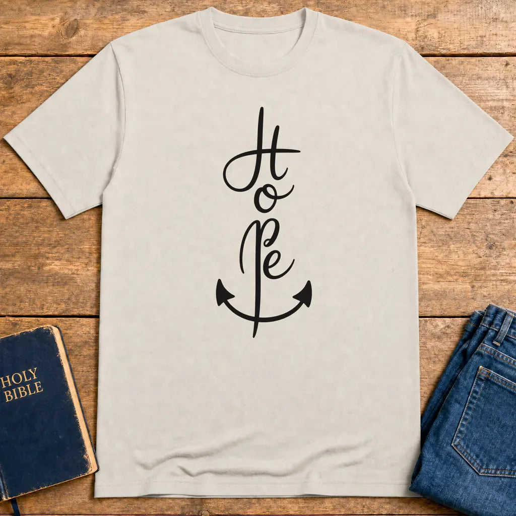Anchor of Hope T-Shirt - Ice Grey