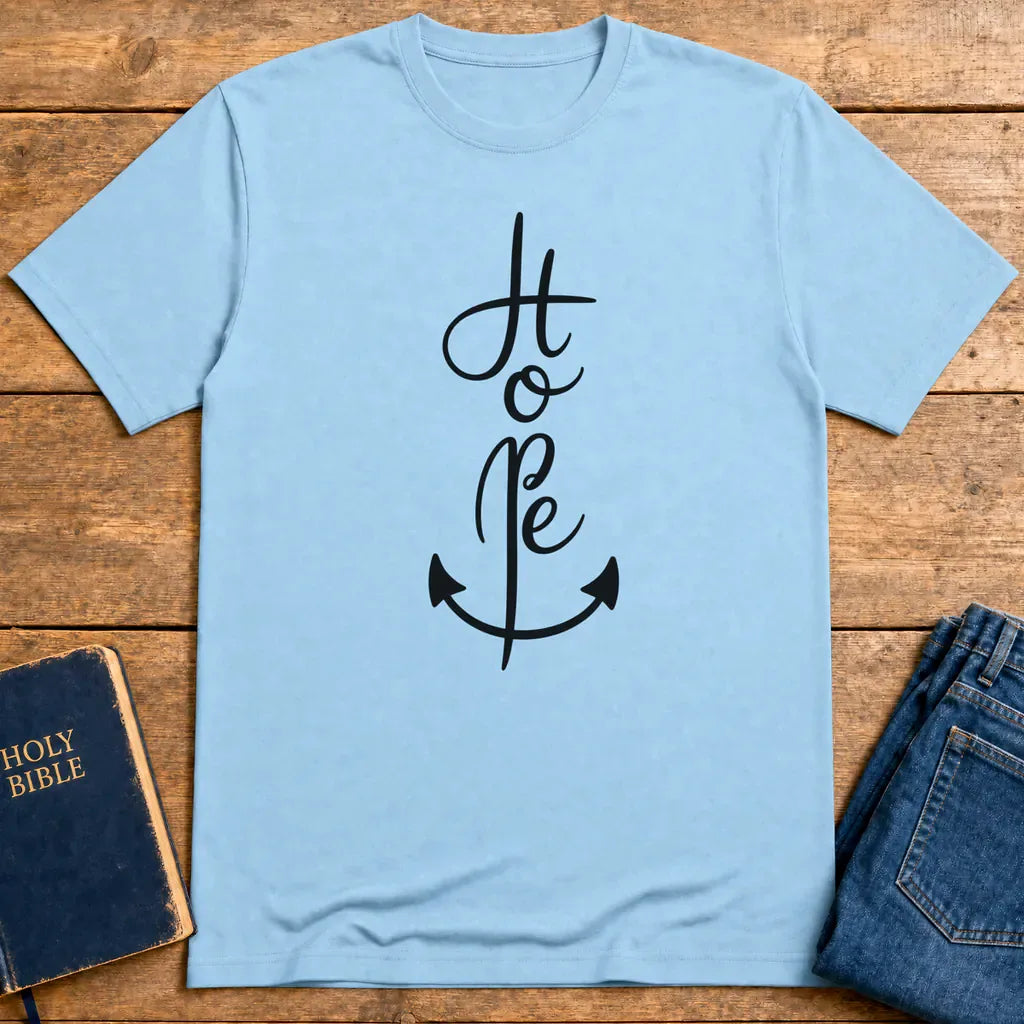 Anchor of Hope T-Shirt - Light Blue