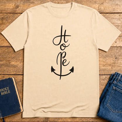 Anchor of Hope T-Shirt - Natural