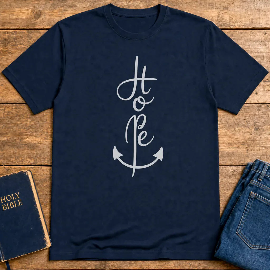 Anchor of Hope T-Shirt - Navy