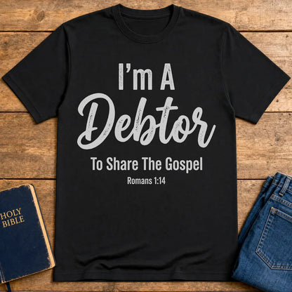 Gospel Debtor T-Shirt - Black