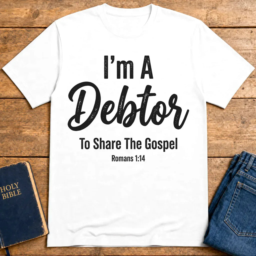 Gospel Debtor T-Shirt - White