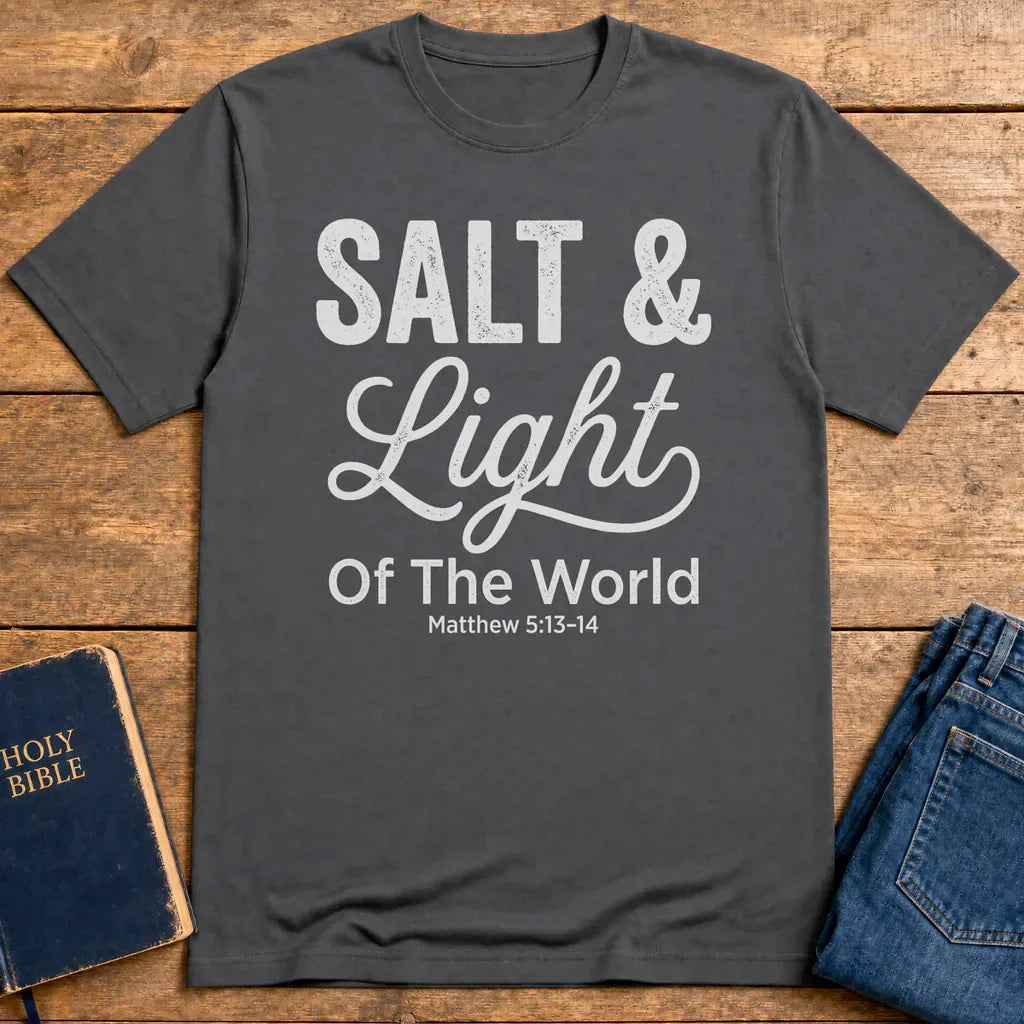 Salt & Light T-Shirt - Charcoal