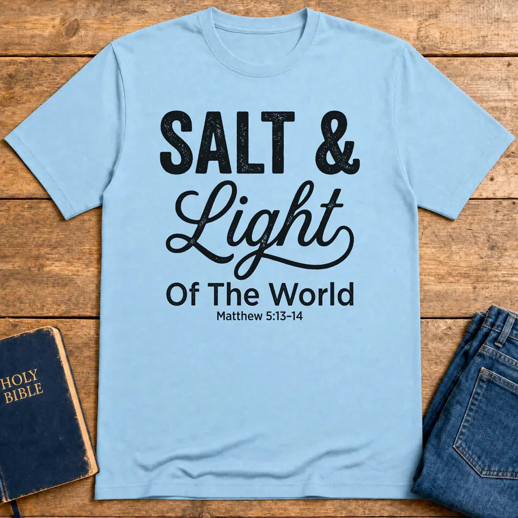 Salt & Light T-Shirt - Light Blue