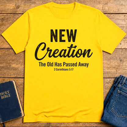 New Creation Faith T-Shirt - Daisy