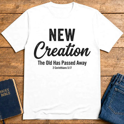 New Creation Faith T-Shirt - White