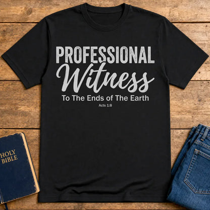 Professional Witness T-Shirt - Black
