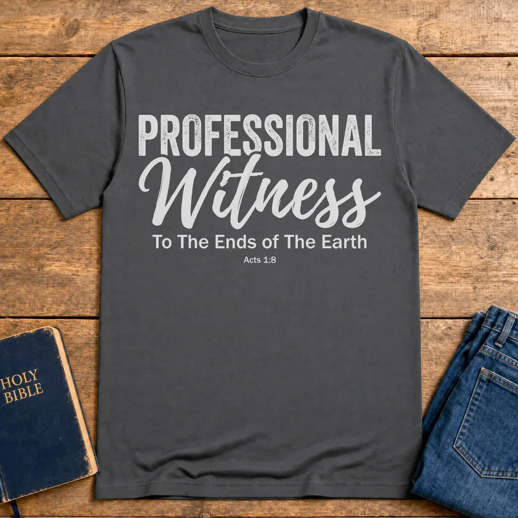 Professional Witness T-Shirt - Charcoal