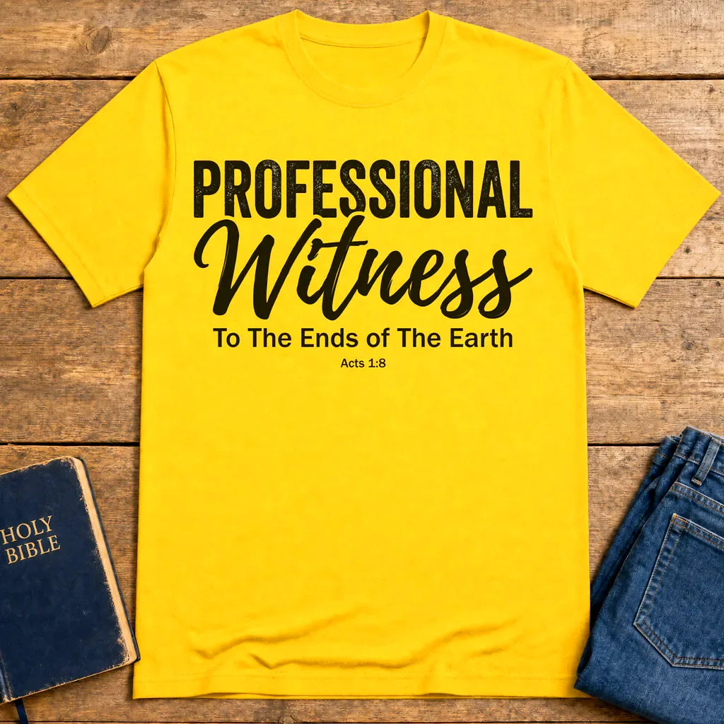 Professional Witness T-Shirt - Daisy