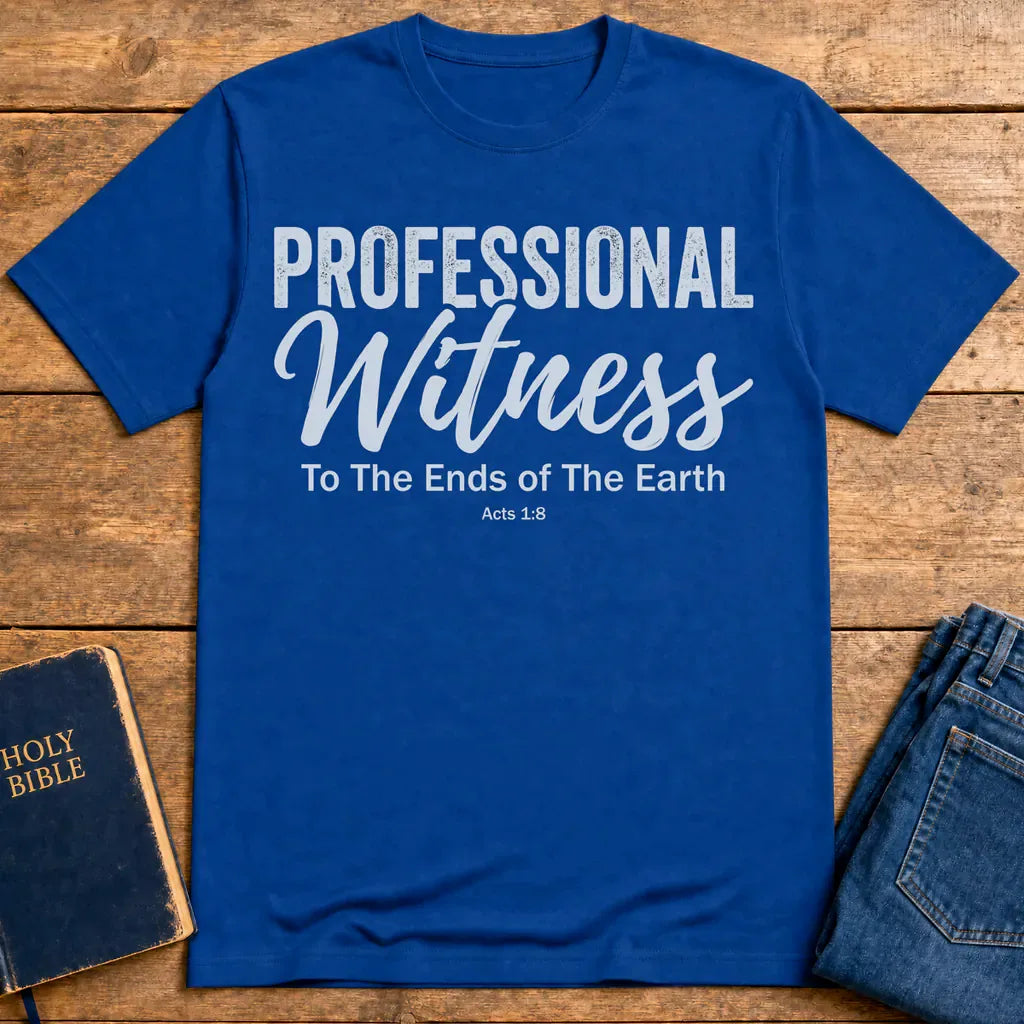 Professional Witness T-Shirt - Royal