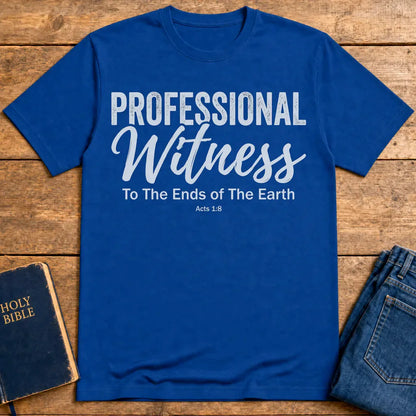 Professional Witness T-Shirt - Royal