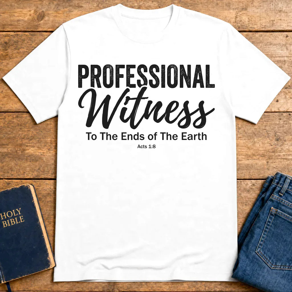 Professional Witness T-Shirt - White