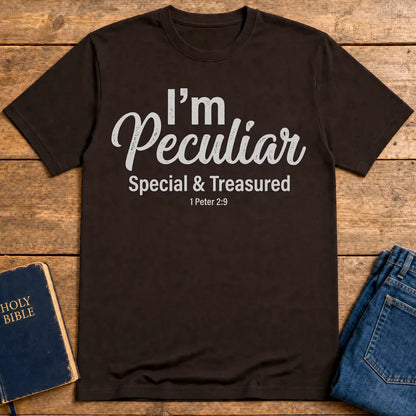 I'm Peculiar T-Shirt - Dark Chocolate