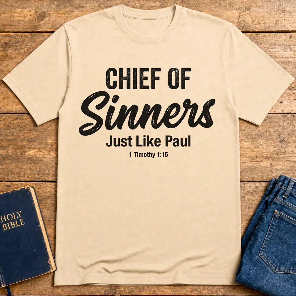 Chief of Sinners T-Shirt - Natural