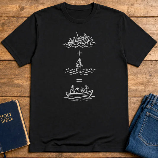 Peace in the Storm T-Shirt - Black