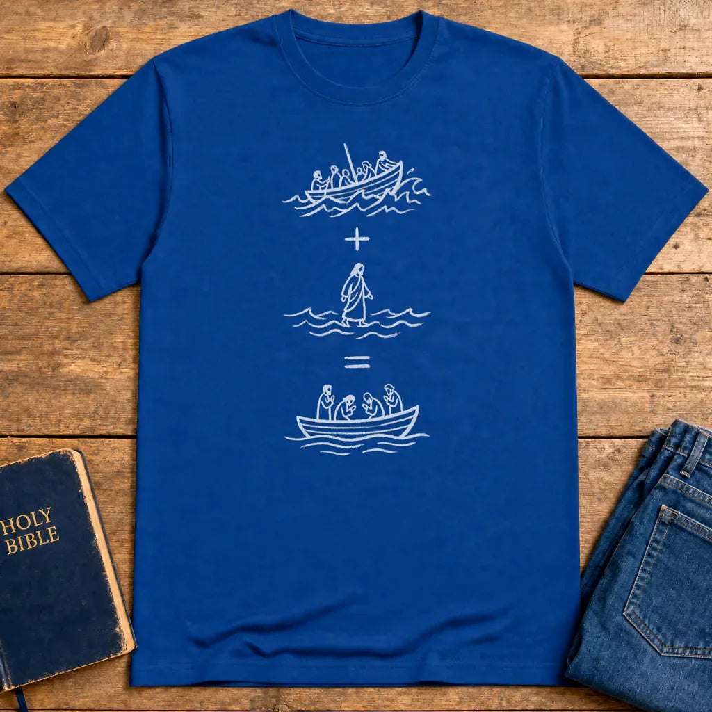 Peace in the Storm T-Shirt - Royal