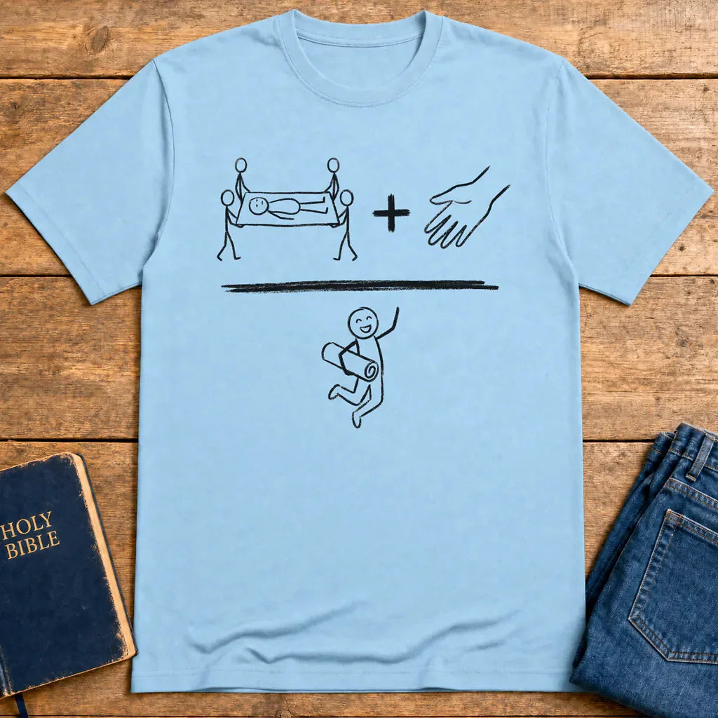 Miracle in Motion T-Shirt - Light Blue