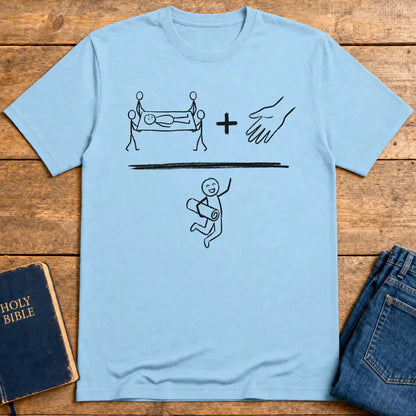Miracle in Motion T-Shirt - Light Blue