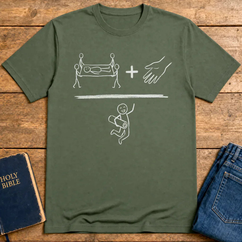 Miracle in Motion T-Shirt - Military Green
