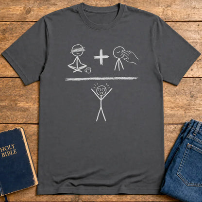 Healing The Blind T-Shirt - Charcoal