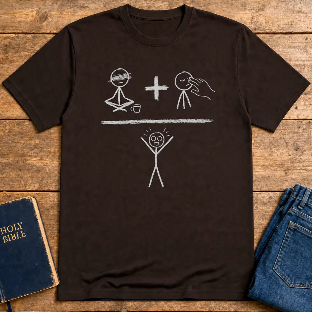 Healing The Blind T-Shirt - Dark Chocolate