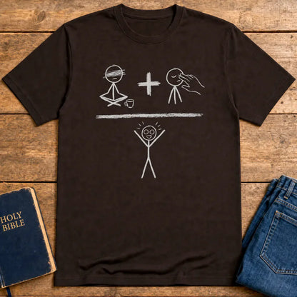 Healing The Blind T-Shirt - Dark Chocolate