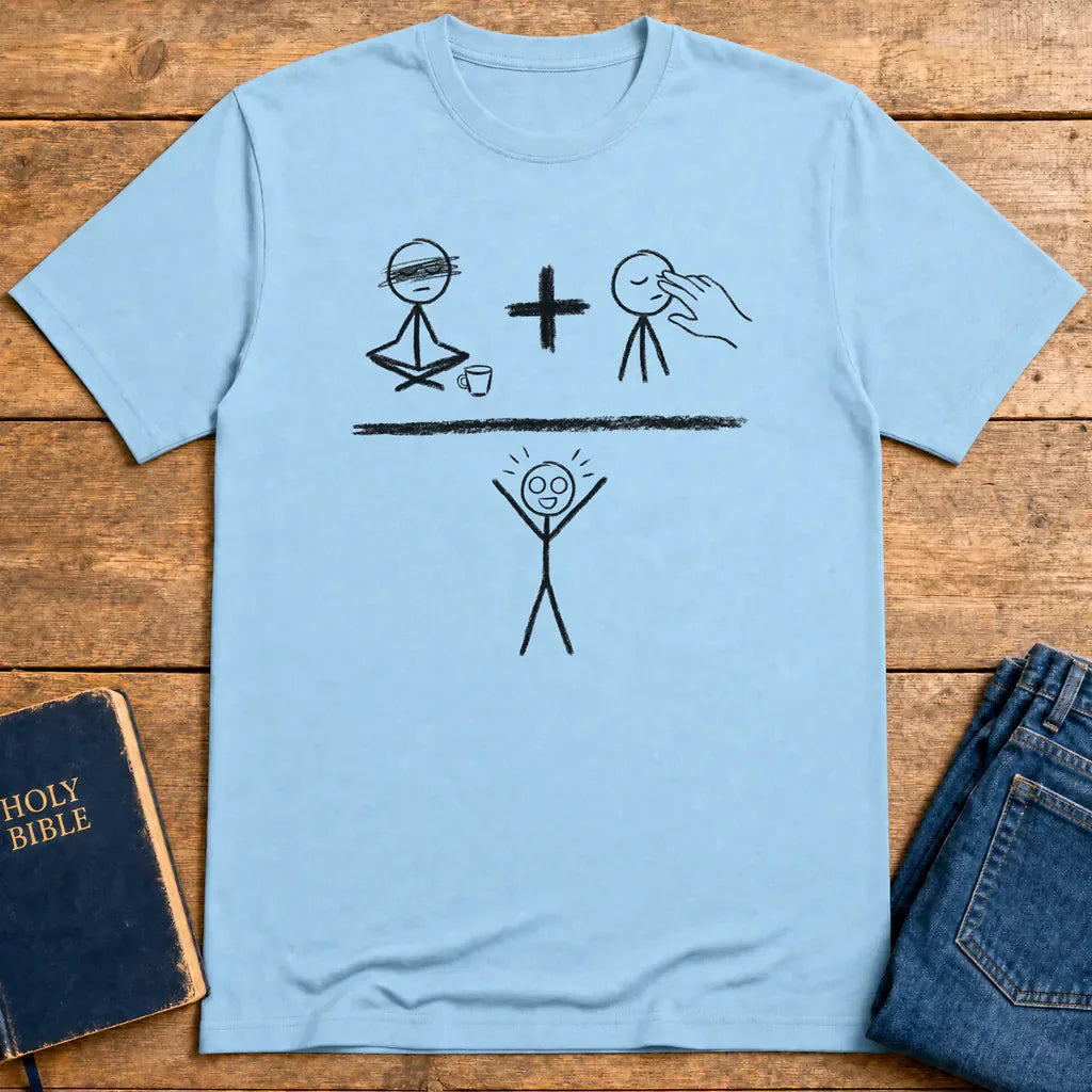 Healing The Blind T-Shirt - Light Blue
