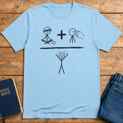 Healing The Blind T-Shirt - Light Blue