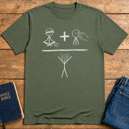 Healing The Blind T-Shirt - Military Green