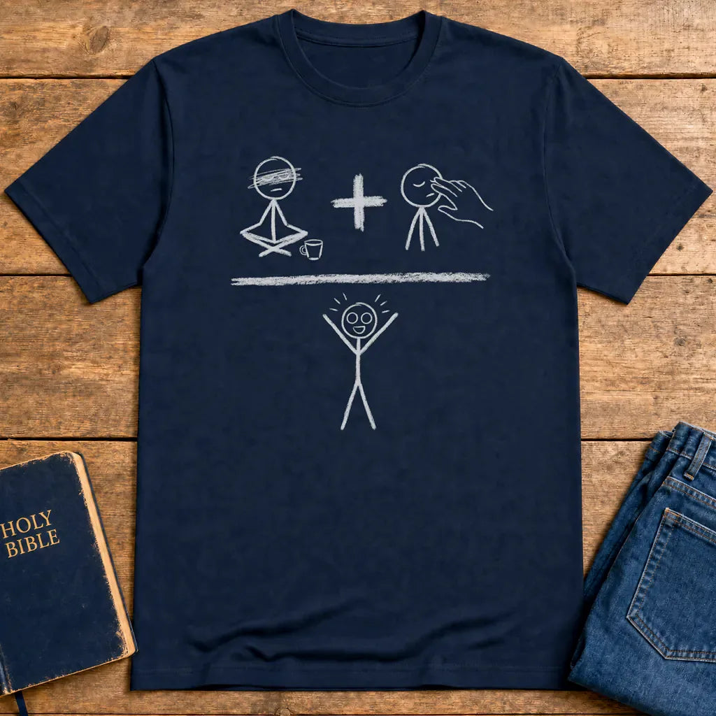 Healing The Blind T-Shirt - Navy