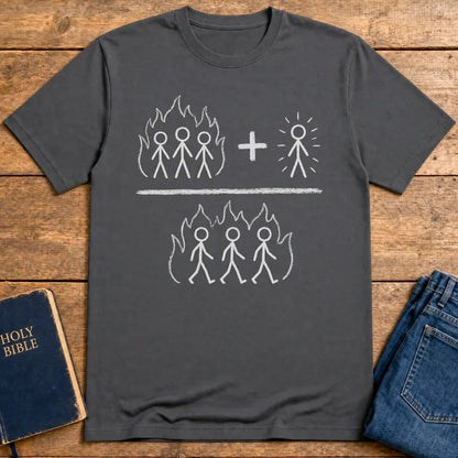 Fourth Man in the Fire T-Shirt - Charcoal