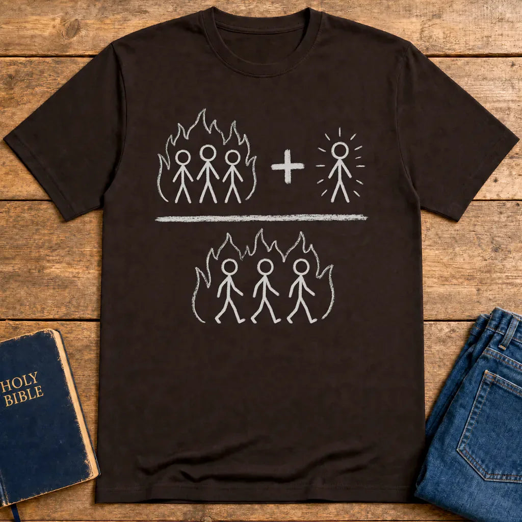 Fourth Man in the Fire T-Shirt - Dark Chocolate