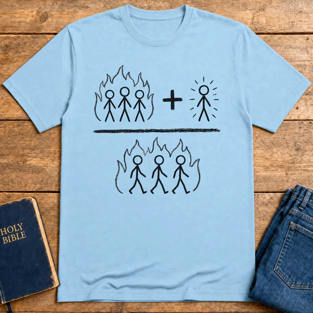 Fourth Man in the Fire T-Shirt - Light Blue