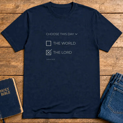 Choose The Lord T-Shirt - Navy