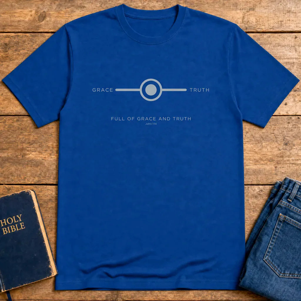 Grace and Truth Balance T-Shirt - Royal