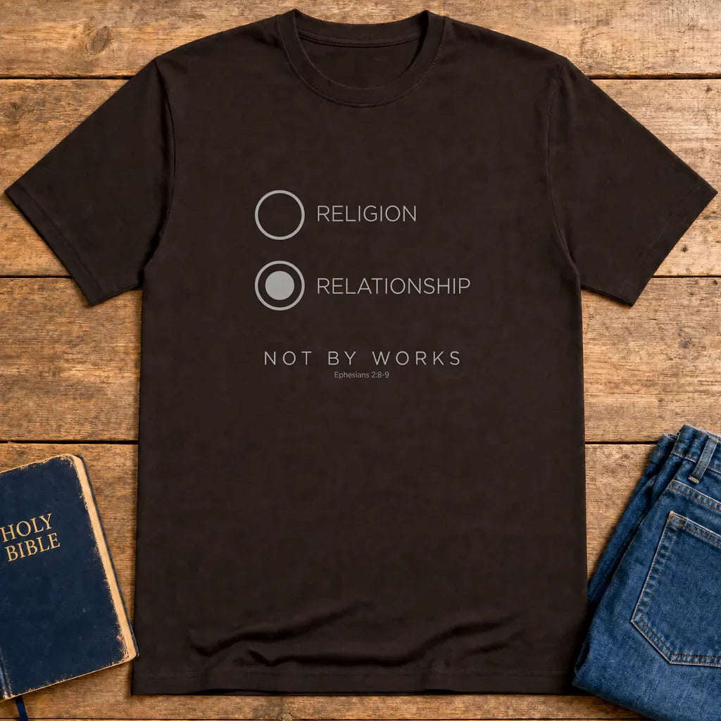 Relationship Over Religion T-Shirt - Dark Chocolate