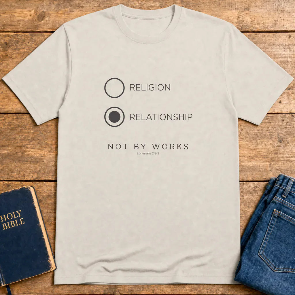 Relationship Over Religion T-Shirt - Ice Grey