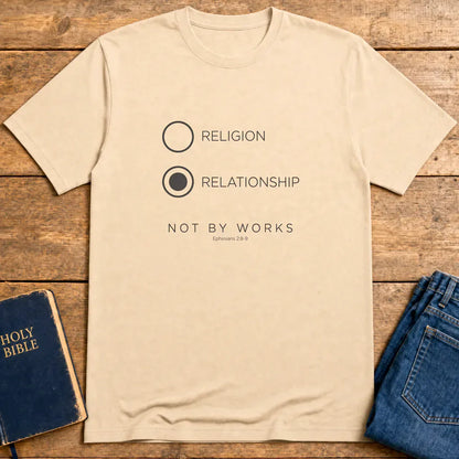 Relationship Over Religion T-Shirt - Natural