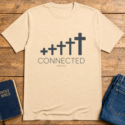 Connected in Christ T-Shirt - Natural
