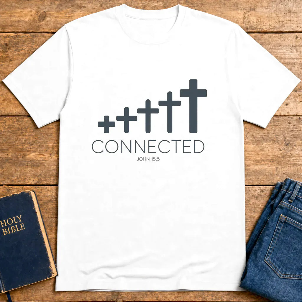 Connected in Christ T-Shirt - White