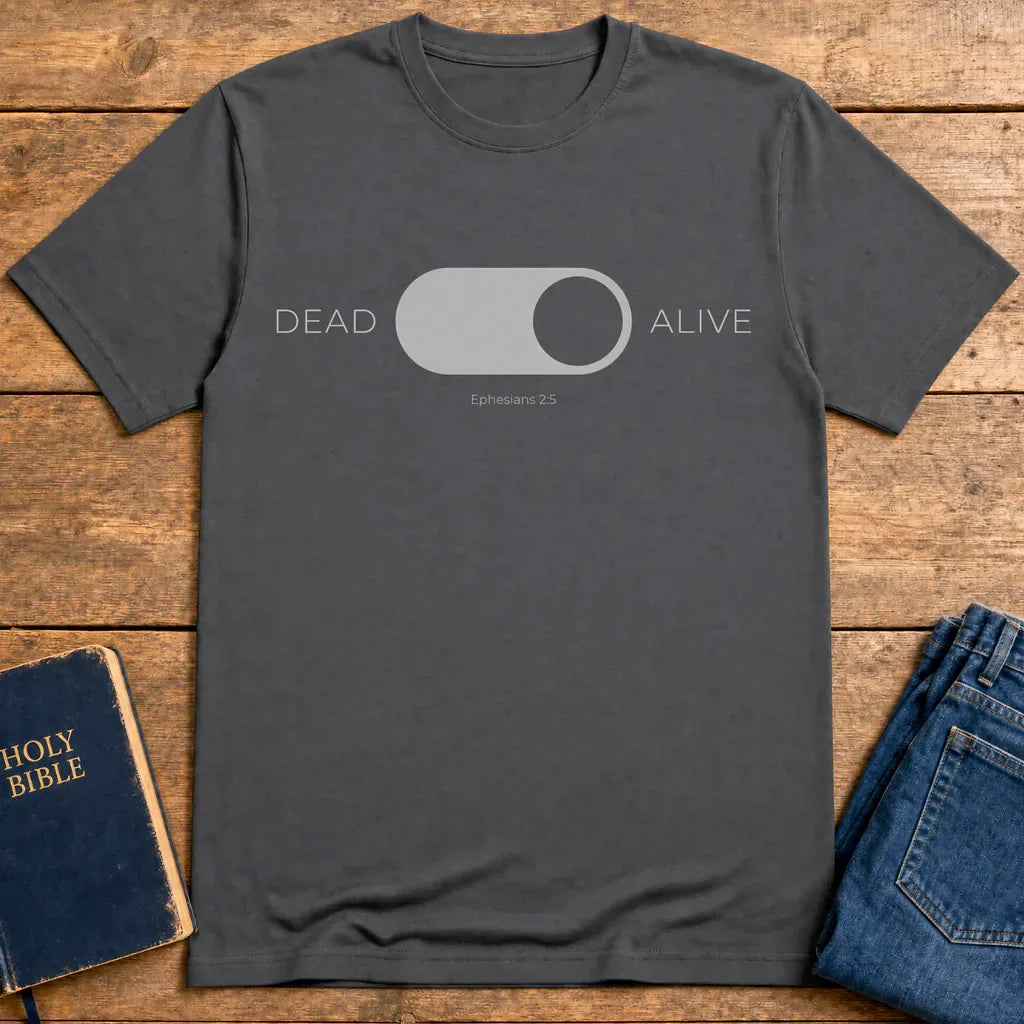Dead to Alive Switch T-Shirt - Charcoal
