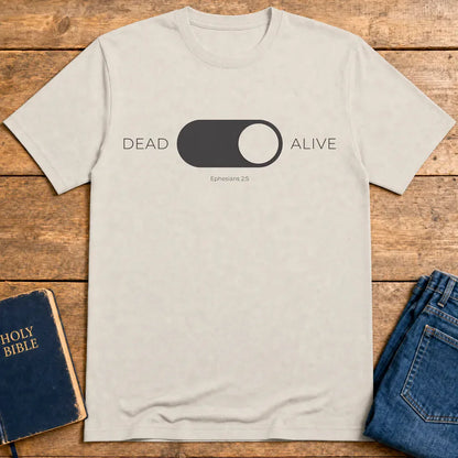 Dead to Alive Switch T-Shirt - Ice Grey
