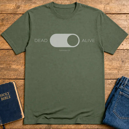 Dead to Alive Switch T-Shirt - Military Green