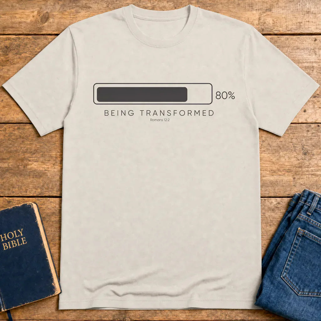 Being Transformed Progress T-Shirt - Ice Grey