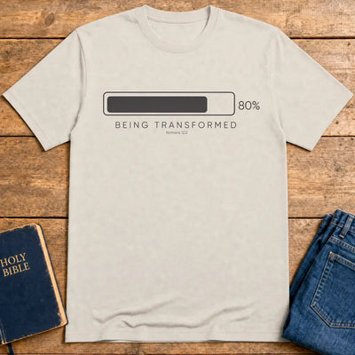 Being Transformed Progress T-Shirt - Ice Grey