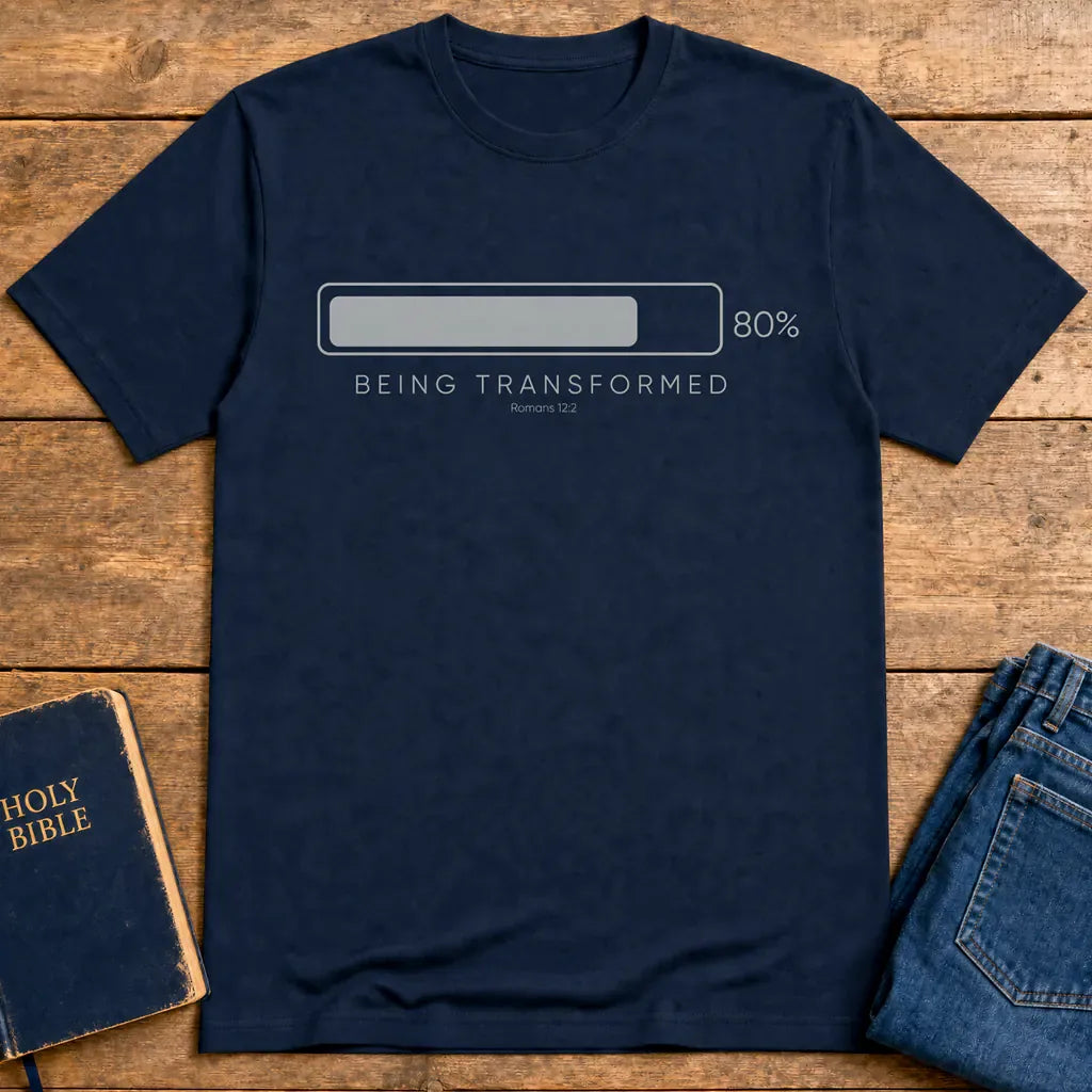 Being Transformed Progress T-Shirt - Navy