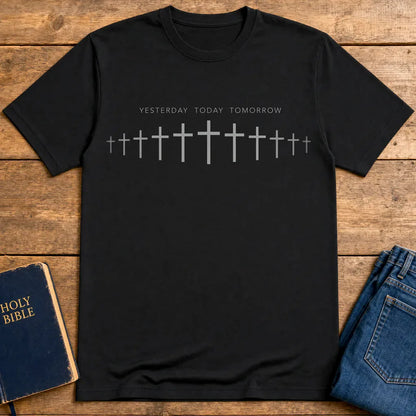 Yesterday Today Tomorrow T-Shirt - Black