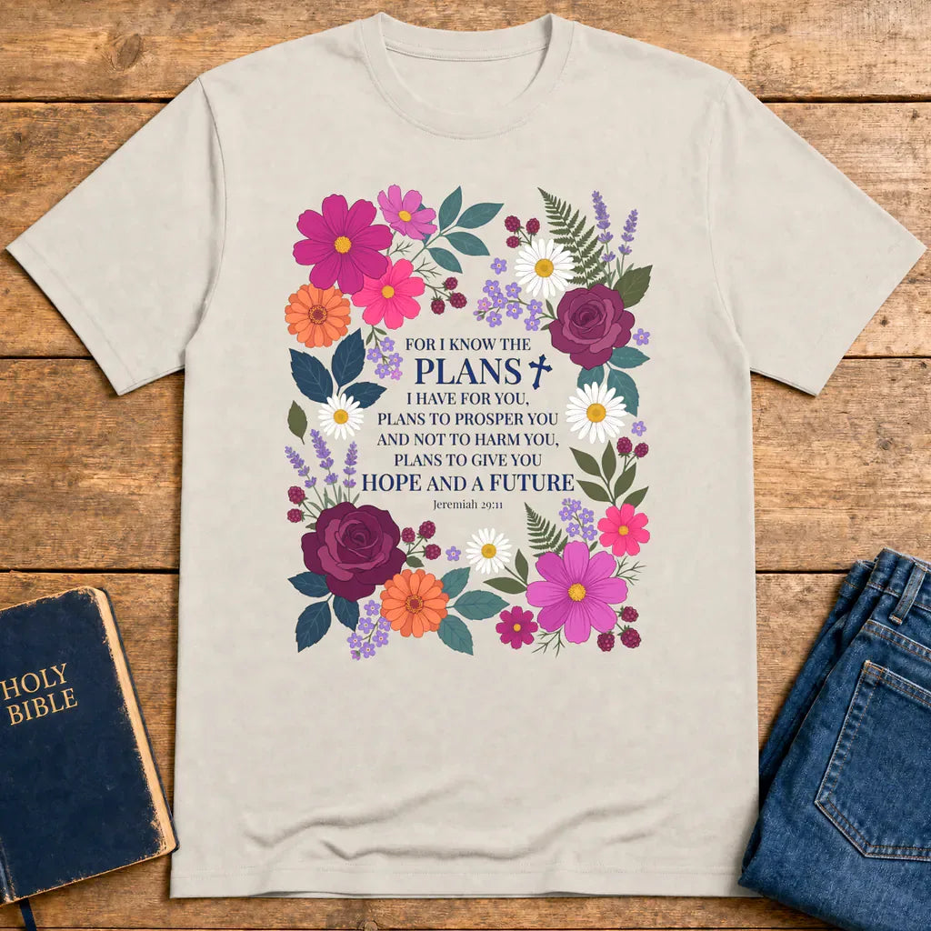 Hope and a Future T-Shirt - Ice Grey